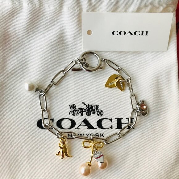 Coach Jewelry - COACH   Chain Bracelet Silver Tone    NWT